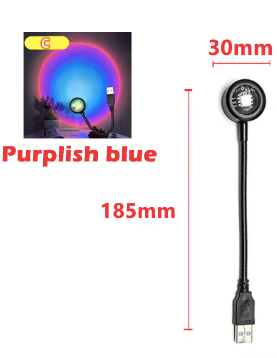 LED sunset lamp