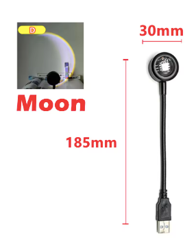 LED sunset lamp