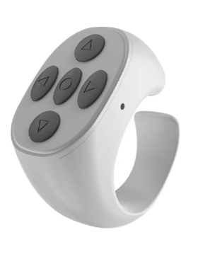 Wireless Bluetooth Remote Control Phone Selfie Video Controller Fingertip Page Turner Browse Selfie Shutter